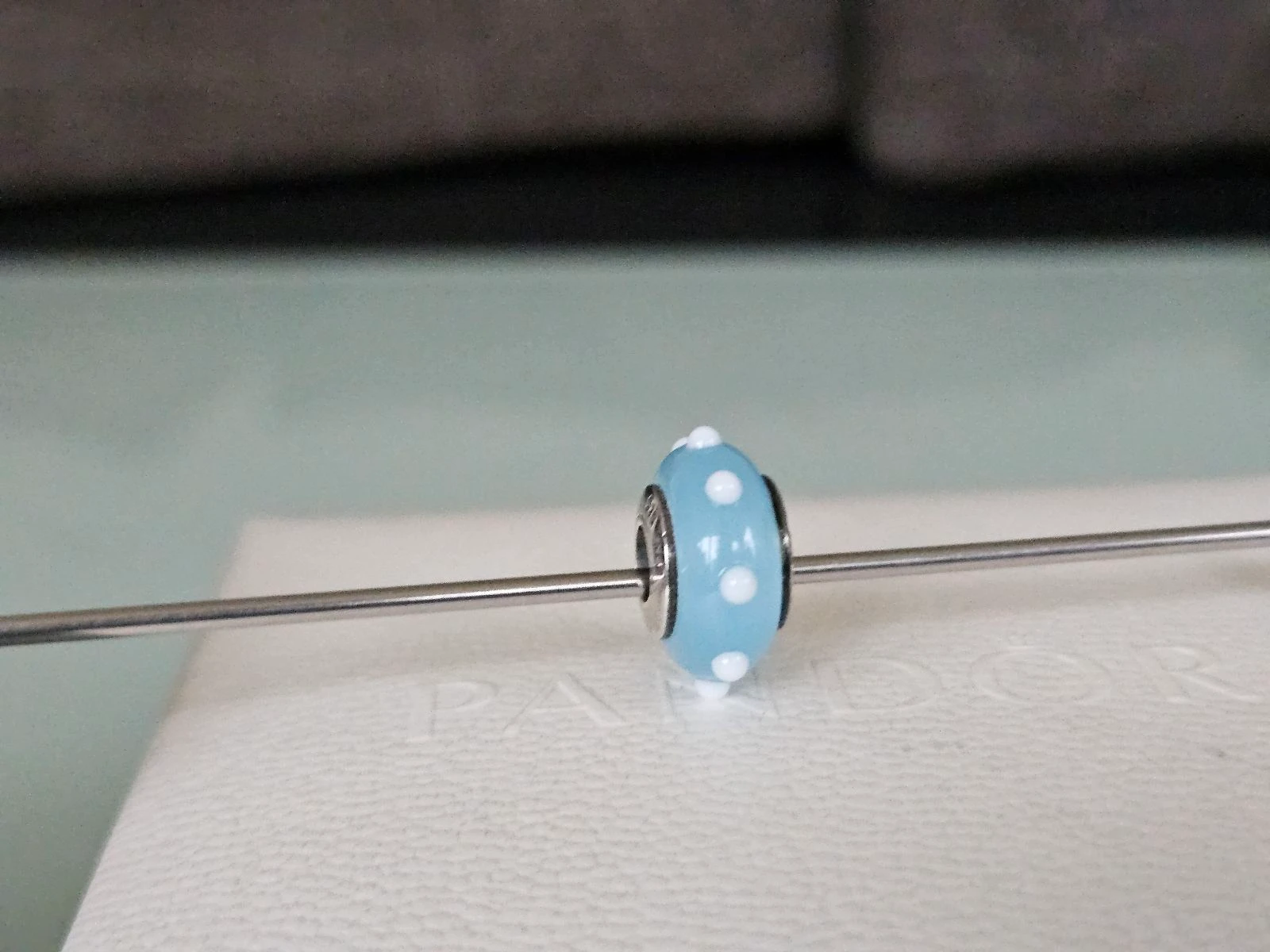 Blue spotted murano pandora – photo 6